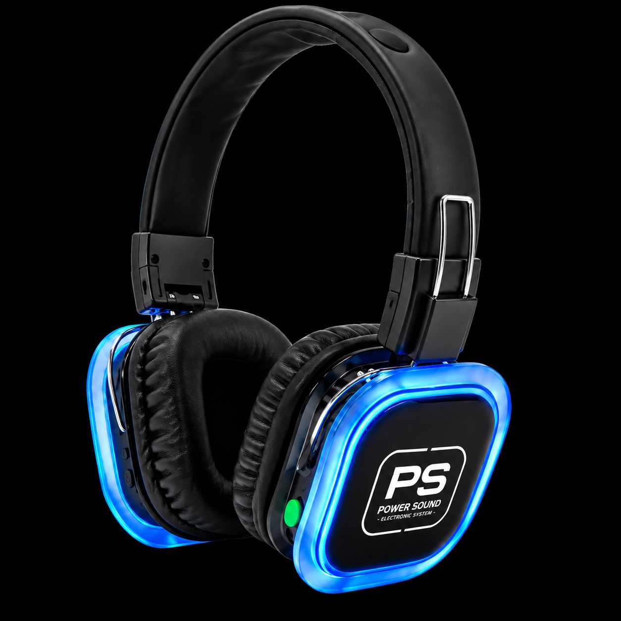Cuffie Power Sound SP-3/6CH con LED blu